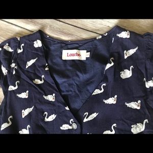 Louche Swan dress